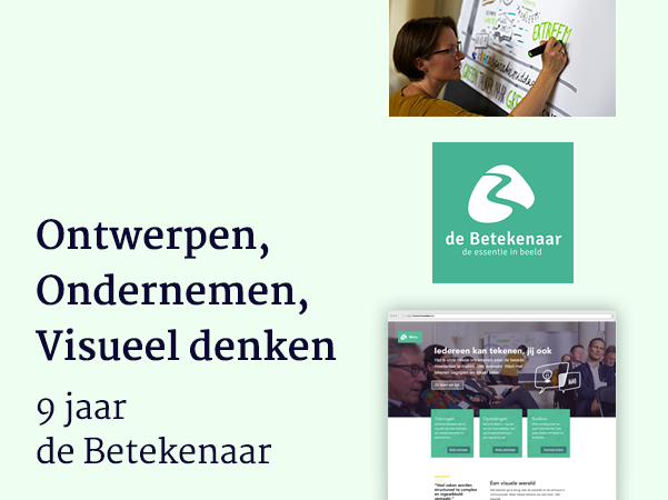 9 Jaar ontwerpen, experimenten en visueel denken met De Betekenaar